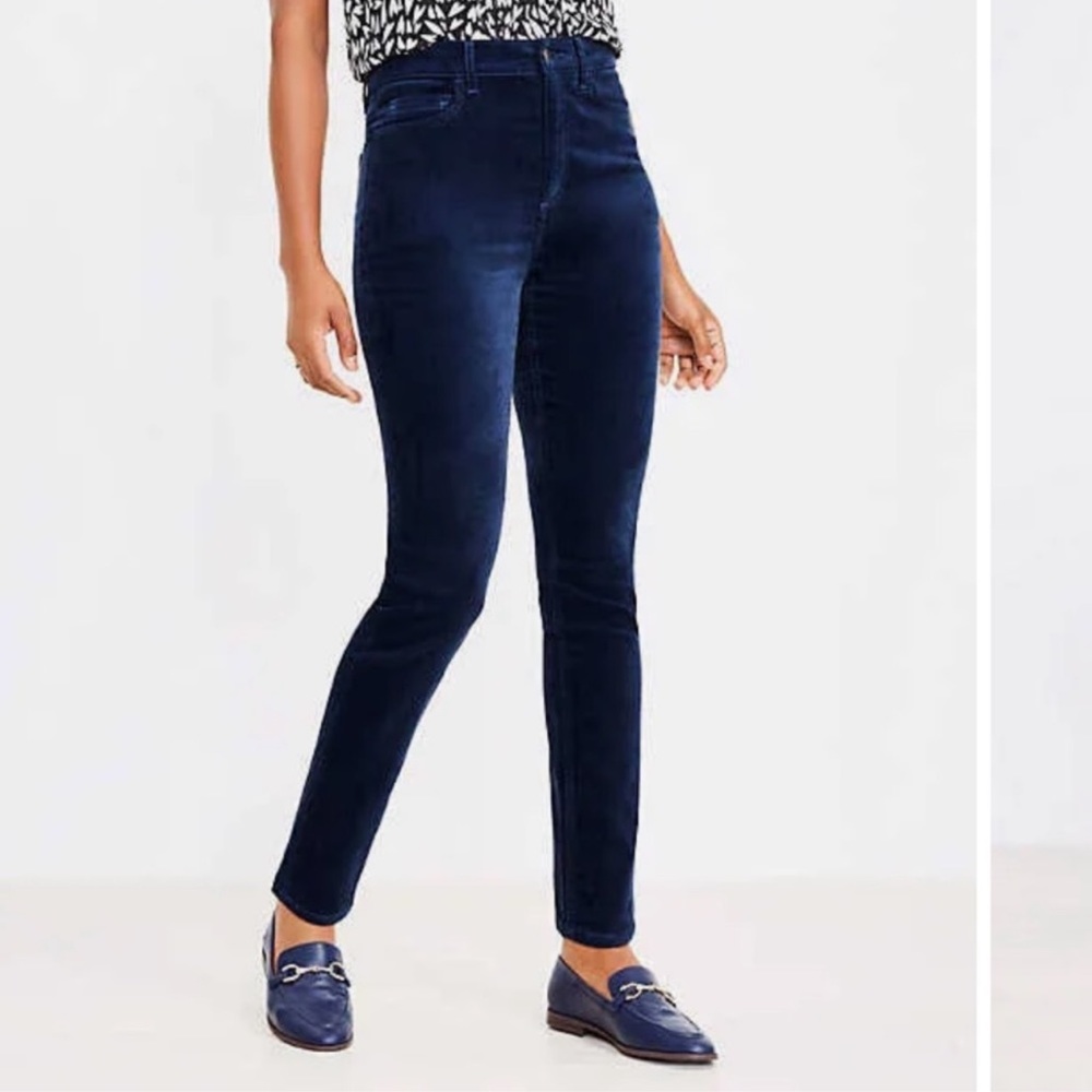 Maje Navy Skinny Pants
